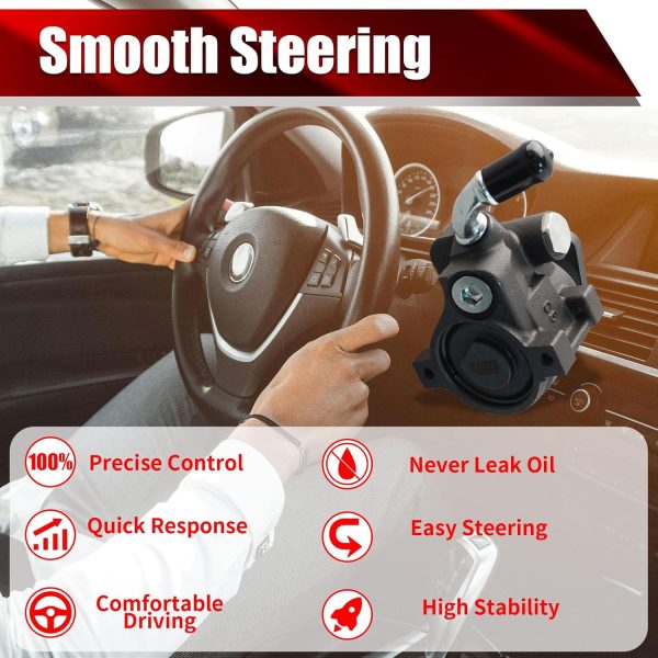 MACAX Power Steering Pump Metal Automatic Replacement-2