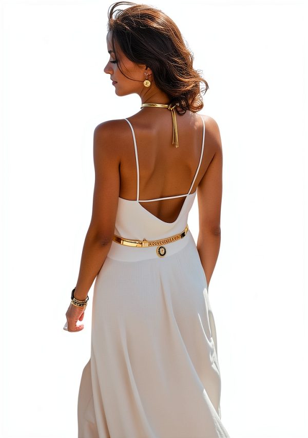 Gold Lion Medallion Coin Belt for Women Fashion-0