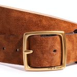 Brown Wood Suede Golf Belts by rag & bone-0