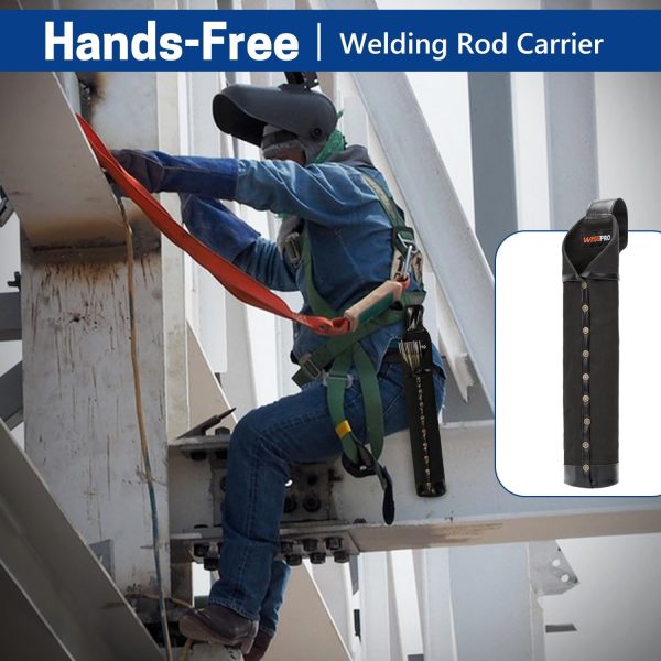 Welding Rod Holder Black Canvas WISEPRO-5