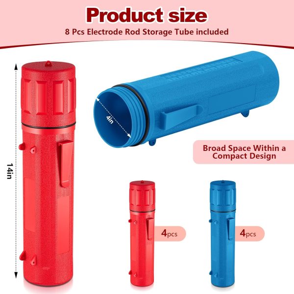 Zonon Arc Welding Electrode Holders Red Blue ABS Material-1