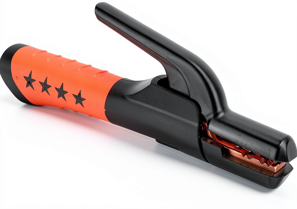 Asixxsix electrode holder in use on a car frame