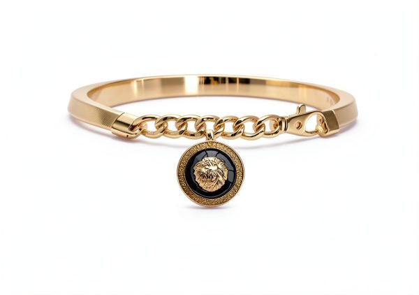 Gold Lion Medallion Coin Belt for Women Fashion-6