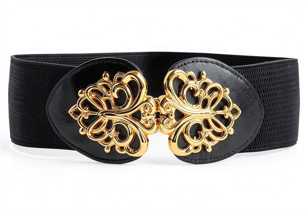 Allegra K women's golf belt displayed on a golfer's waist