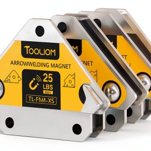 TOOLIOM Welding Magnet U‑Shape 25lb Hand Powered-0