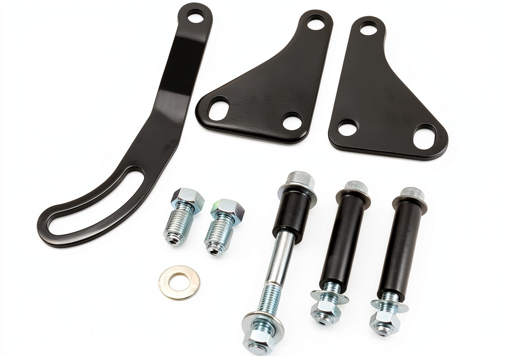Adorish Power Steering Pump Bracket Kit for GM SB Chevy Engines