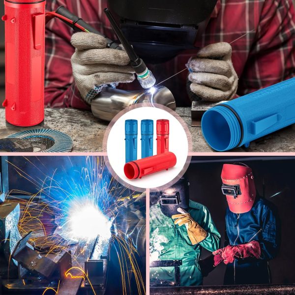 Zonon Arc Welding Electrode Holders Red Blue ABS Material-3