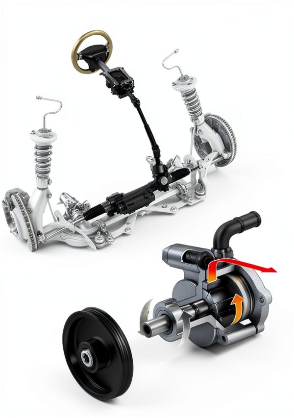 A ABIGAIL Power Steering Pump for Honda Accord-4