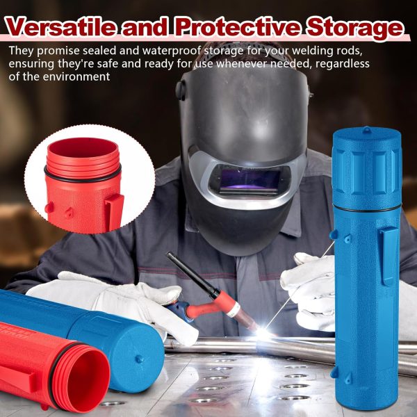 Zonon Arc Welding Electrode Holders Red Blue ABS Material-4