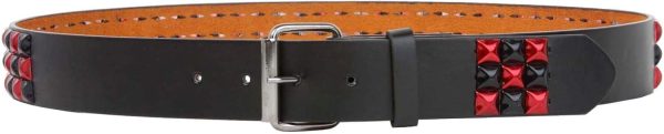 Genuine Leather Women's Golf Belt Black Large-3