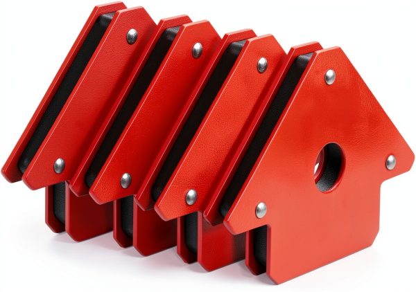 MANUSAGE Welding Magnet Holder 25lb Red Black-0