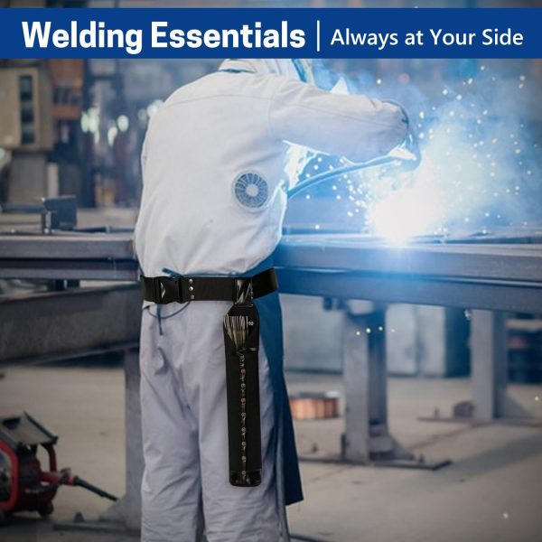 Welding Rod Holder Black Canvas WISEPRO-7