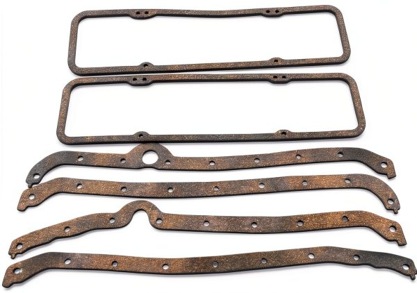 SHLPDFM Small Block Chevy Gasket Set 12‑Piece Perforated Steel Core-4