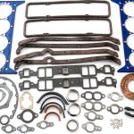 SHLPDFM Small Block Chevy Gasket Set 12‑Piece Perforated Steel Core-0