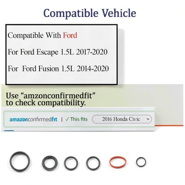 Ford Escape 1.5L Head Gasket Kit FTMUKF with Premium Gaskets-2