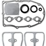 AUGXparts Chrome Valve Cover Gasket Set for Kawasaki FH Series Engine-0