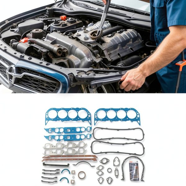 BBC Big Block Chevy Gasket Set by PartsFlow with Premium Valve Seals-7