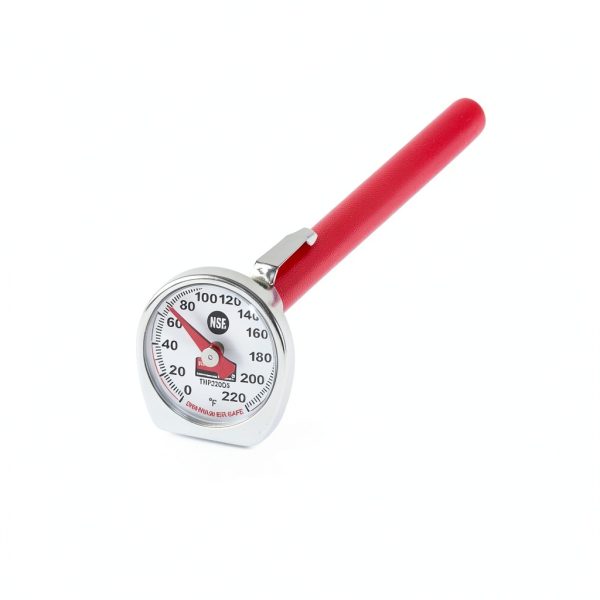 Rubbermaid Instant Read Food Thermometer Pocket Size Red FGTHP220DS-5
