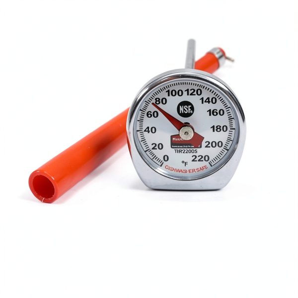 Rubbermaid Instant Read Food Thermometer Pocket Size Red FGTHP220DS-2