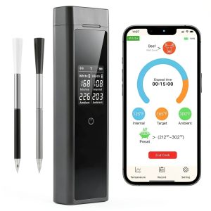 Smart Wireless Meat Thermometer LPSUK 2-Probe Digital Bluetooth IP67-0