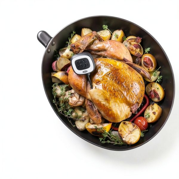 Digital Instant Read Thermometer OXO Grips Chef Precision Pivot Head-3