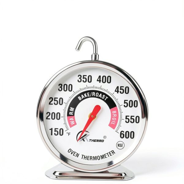 Oven Thermometer CloudHand 3‑inch Dial, Heat‑Resistant Steel 150‑600°F-4