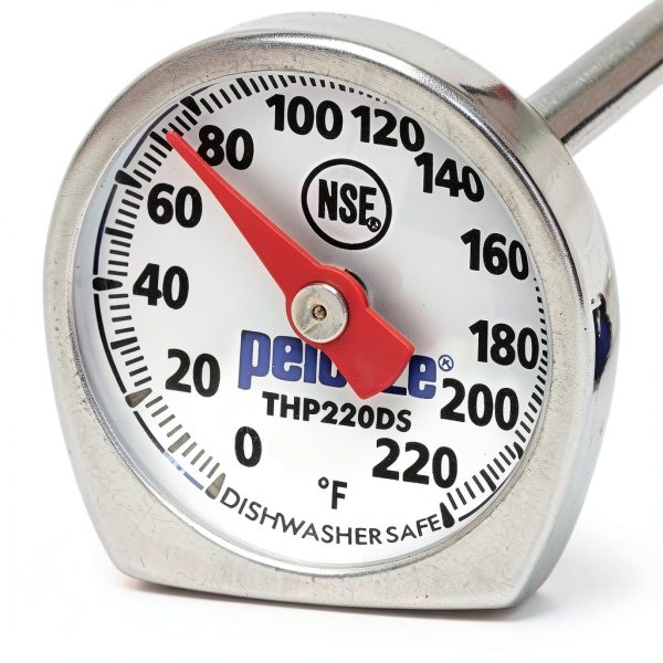 Rubbermaid Instant Read Food Thermometer Pocket Size Red FGTHP220DS-1