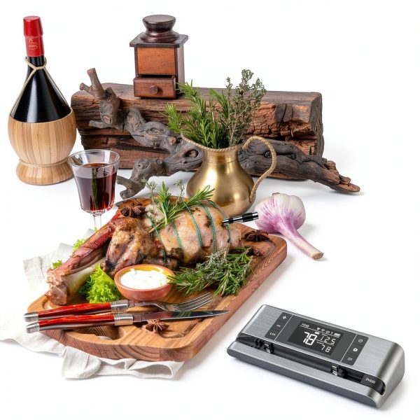 Wireless Smart Meat Thermometer HongKang Tech Dual-Probe 500FT Remote-7