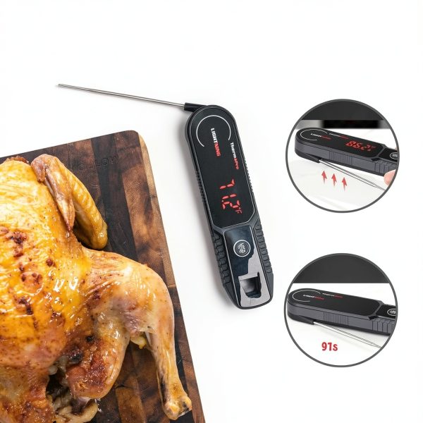 ThermoPro Lightning 1-Second Read Meat Thermometer Rotating-4