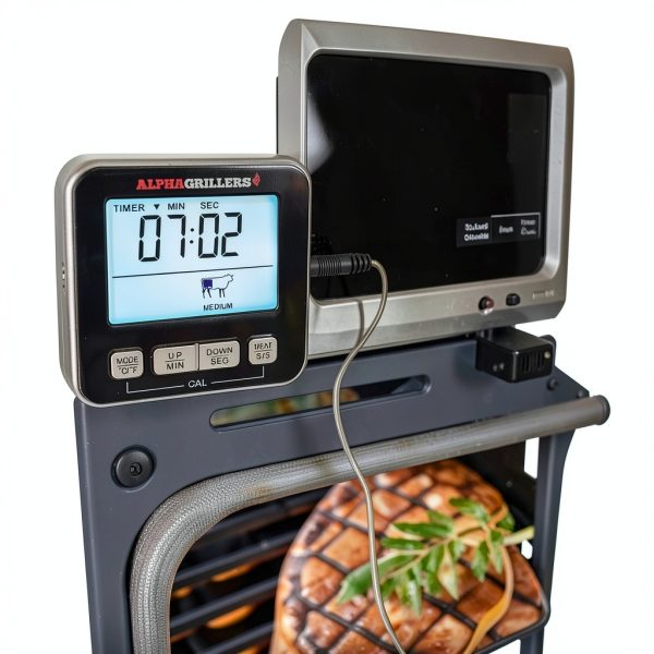 Meat Thermometer Alpha Grillers UM3058 Digital Probe - 7 USDA Temps-4