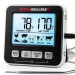 Meat Thermometer Alpha Grillers UM3058 Digital Probe - 7 USDA Temps-0