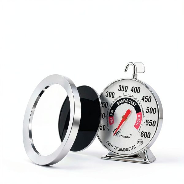 Oven Thermometer CloudHand 3‑inch Dial, Heat‑Resistant Steel 150‑600°F-3