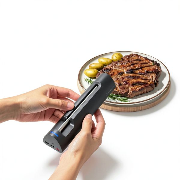 Wireless Meat Thermometer Meatmeet IP69 Waterproof 400ft Bluetooth-7